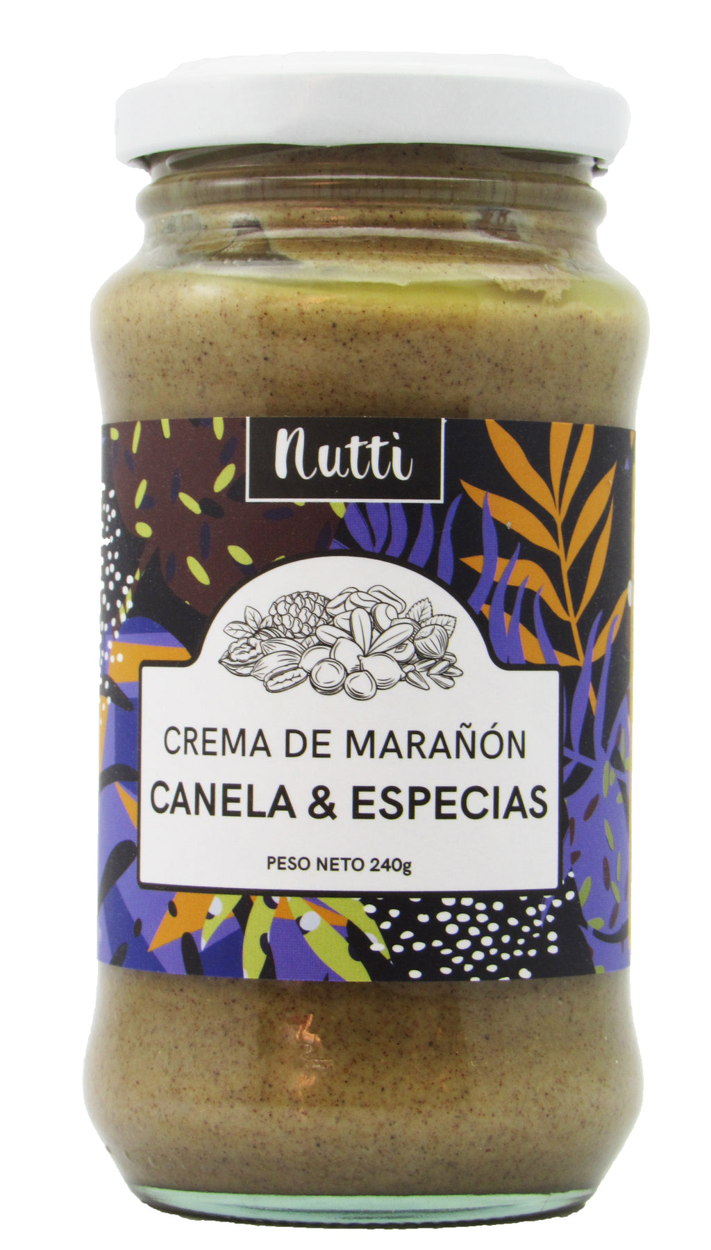 Crema Marañon 240gr (NUTTI) Canela & Especias