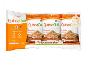 Paca de Roscas de Quinoa 15gr (QUINOA CLUB) Naturales X6