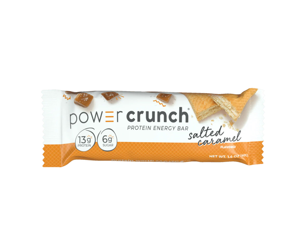 Barra Proteína 40gr (POWER CRUNCH) Caramelo Salado