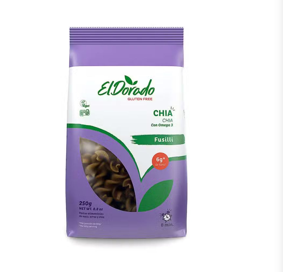 Fusilli 250gr (EL DORADO) Chía