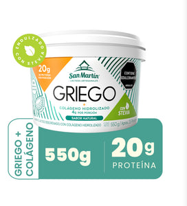 Yogurt Griego + Colageno Hidrolizado 550gr(SAN MARTÍN)