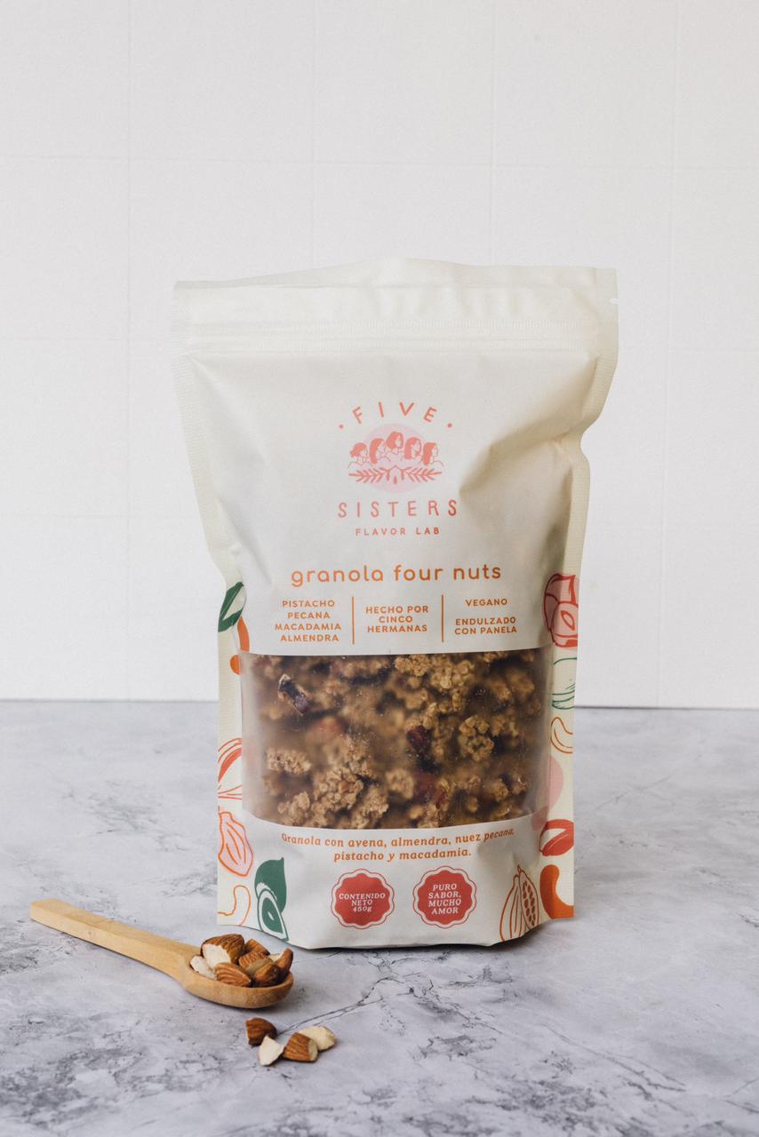 Granola Four Nuts 300gr (FIVE SISTERS)