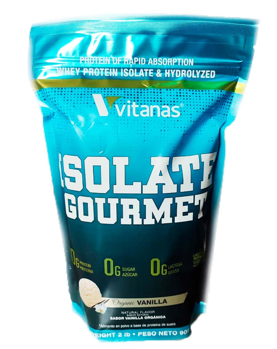 Proteína Isolate Gourmet 2Lb (VITANAS) Organic Vainilla