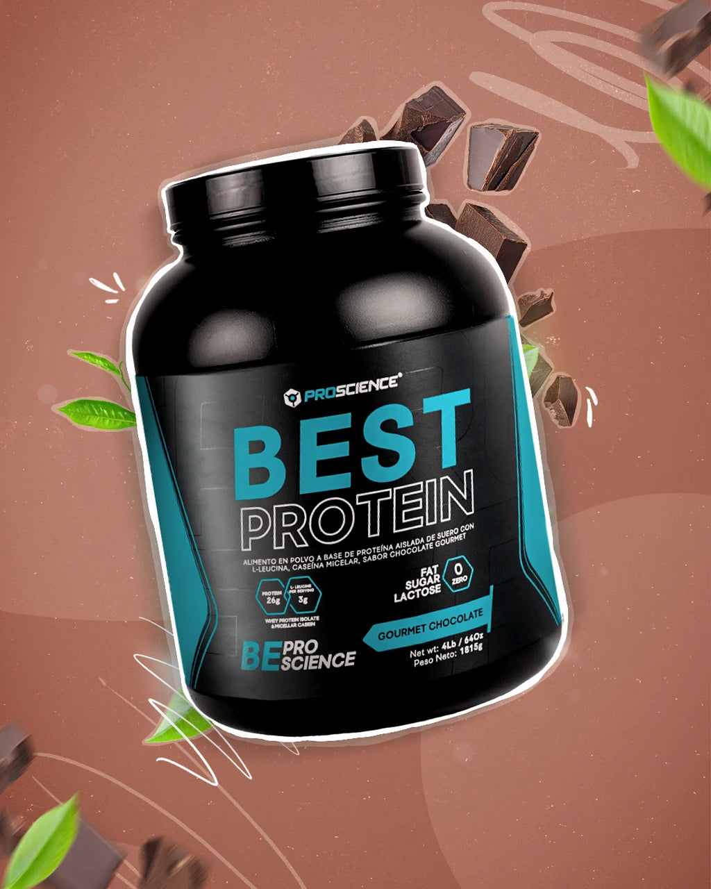 Best Protein 4lb (PROSCIENCE) Gourmet Chocolate