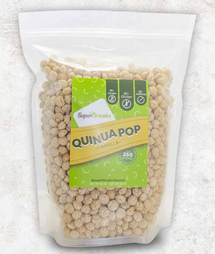 Quinoa Pop Vainilla 250gr ( SUPER CEREAL)