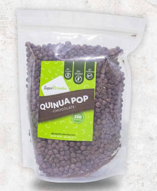 Quinoa Pop Chocolate 250gr ( SUPER CEREAL)