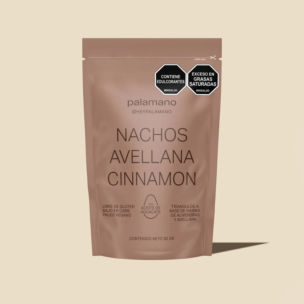 Nachos Avellana Cinnamon 90gr (PALAMANO)