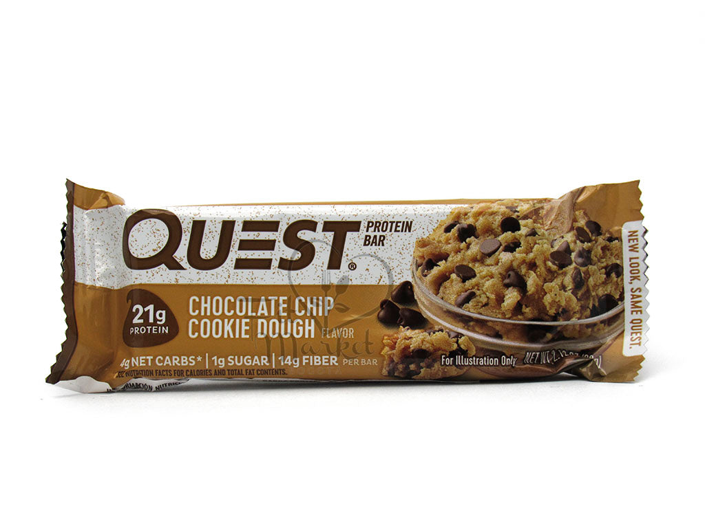 Barra Proteína 60gr (QUEST) Chocolate Chip Cookie Dough