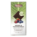 Chocolate Stevia Negro Frutas del Bosque 125gr (CHOCOLATE TORRAS)