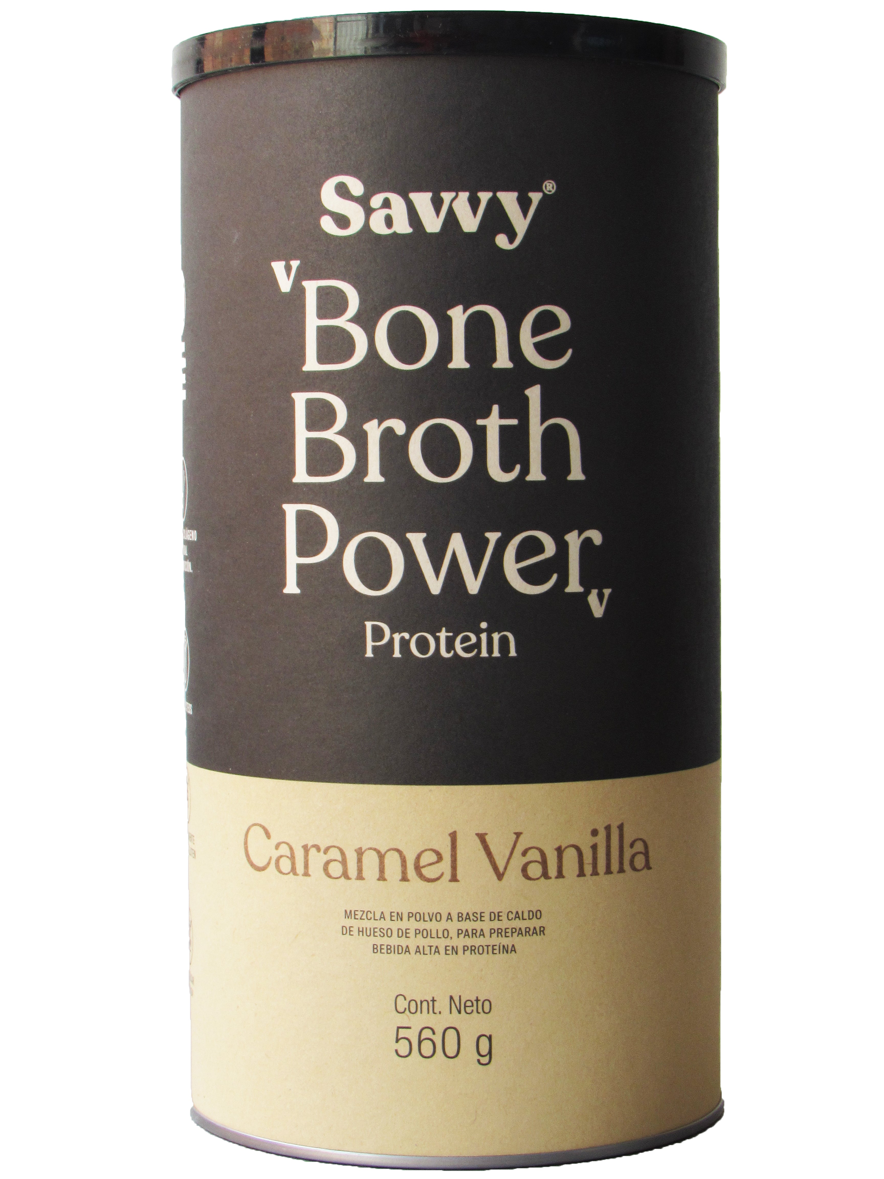 Protein Bone Broth Power 560gr (SAVVY) Caramel Vainilla