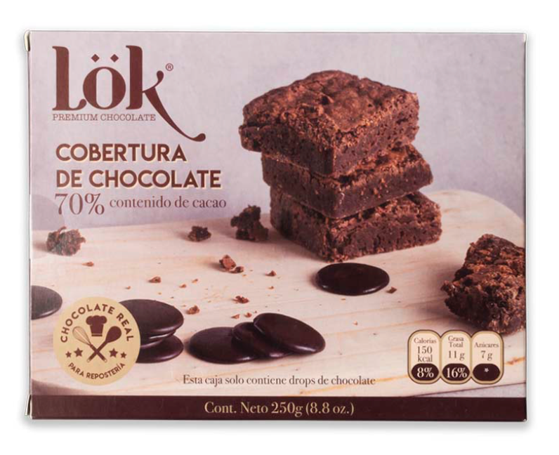 Cobertura de Chocolate 250gr (LOK) 70%