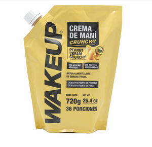 Crema de Maní 720gr (WAKEUP) Crunchy