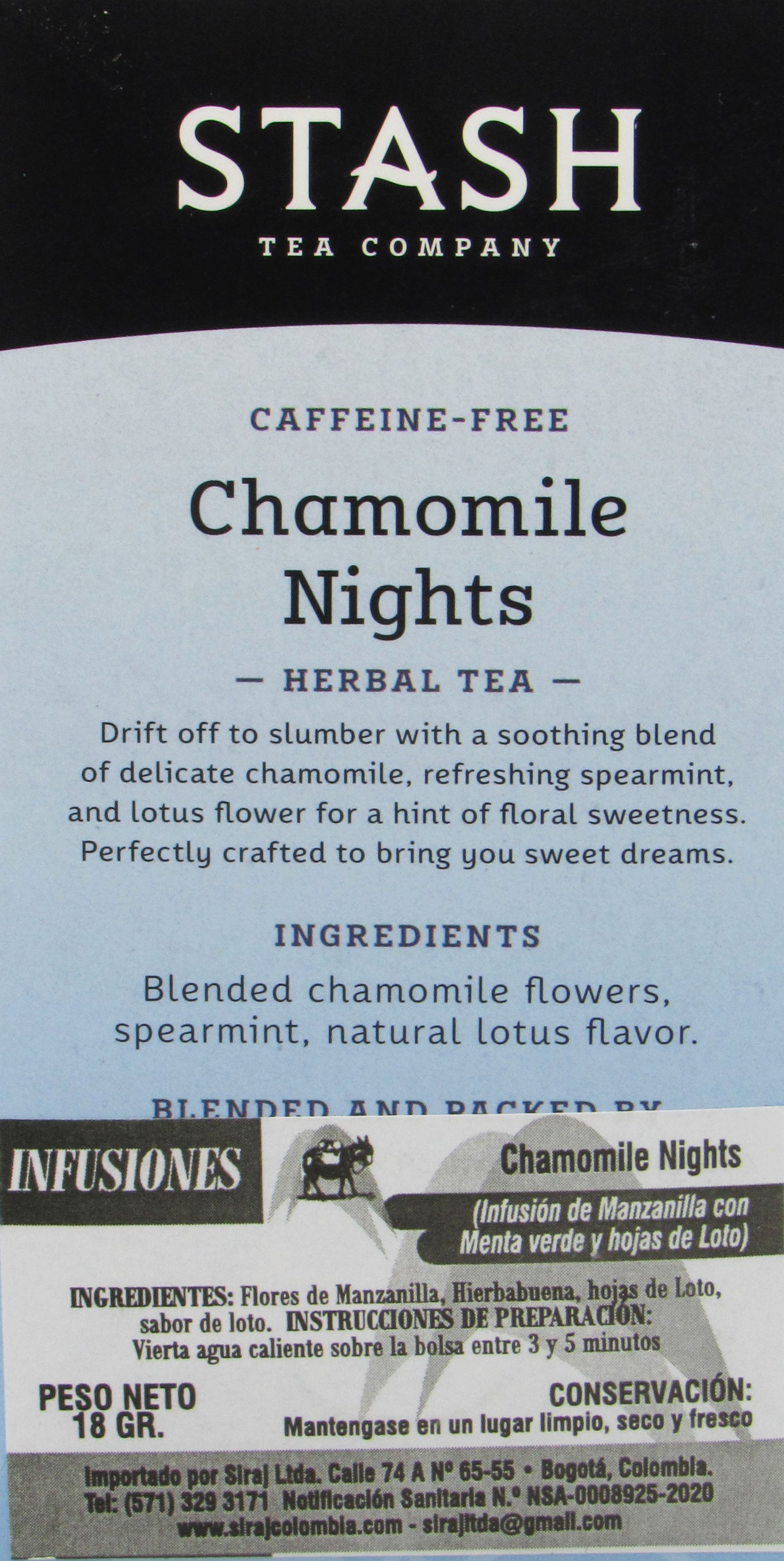 Tea Herbal 18gr (STASH) Chamomile Nights
