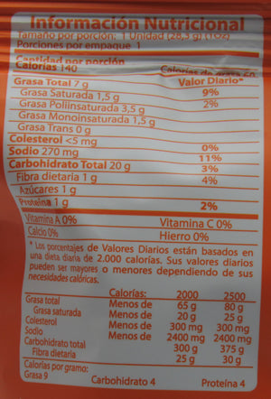 Palitos Con Tomate y Espinaca 28gr (DELI STICKS) Queso Cheddar