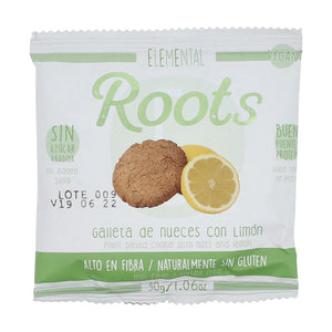 Galleta de nueces con limon 30gr (ELEMENTAL) roots