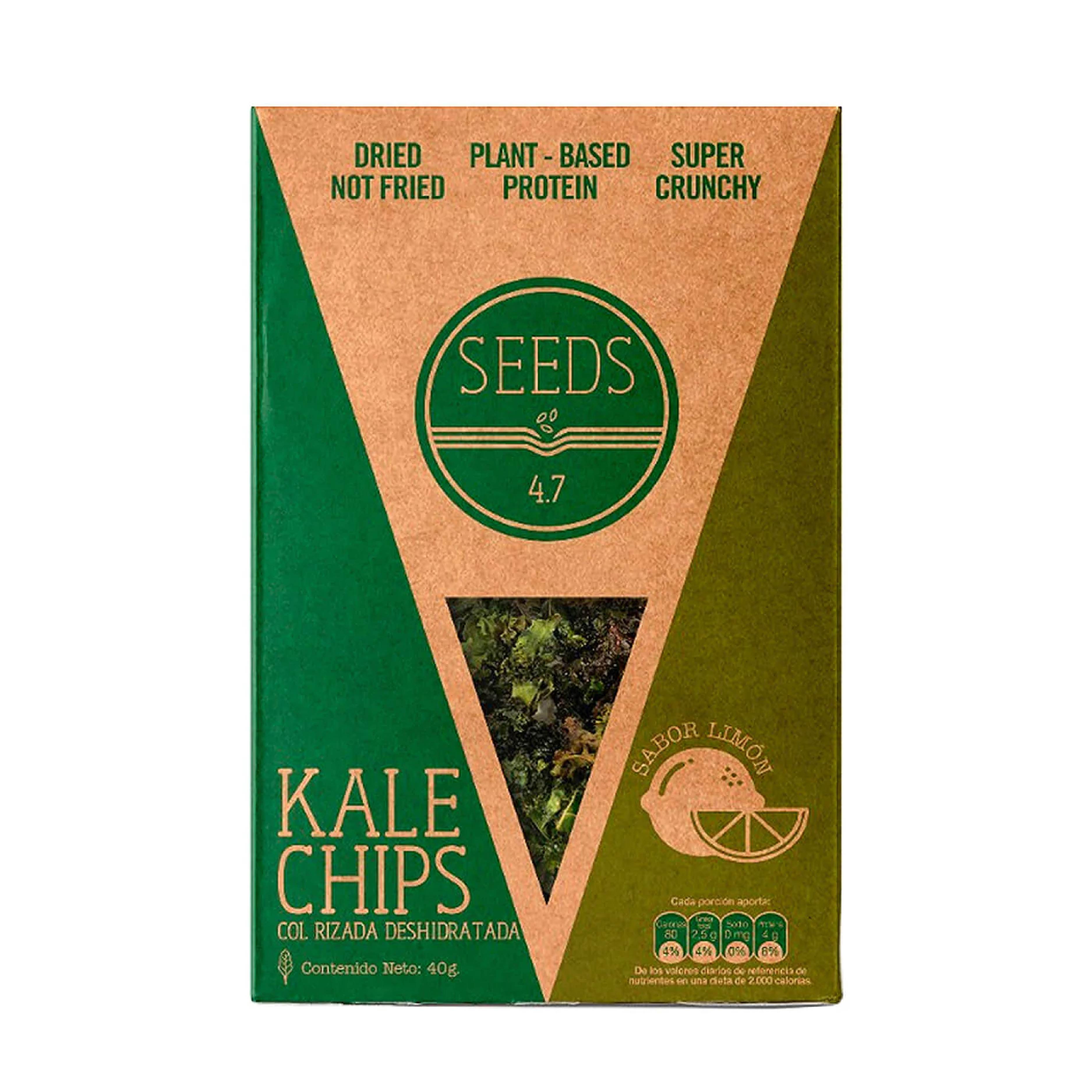 Kale Chips 40gr Limon (SEEDS)