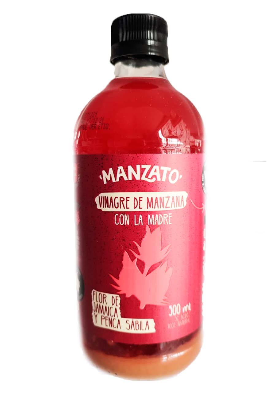 Vinagre 500 ml (MANZATO) Flor de Jamaica