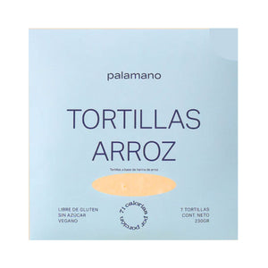 Tortillas Arroz 230 gr (PALAMANO)