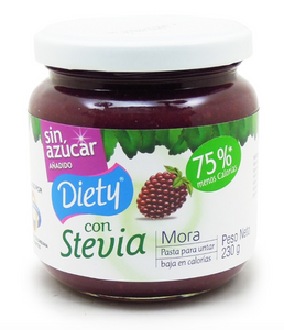 Mermelada de mora con stevia DIETY 230 gr