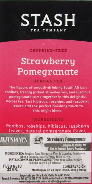 Tea Herbal 32gr (STASH) Strawberry Pomegranate