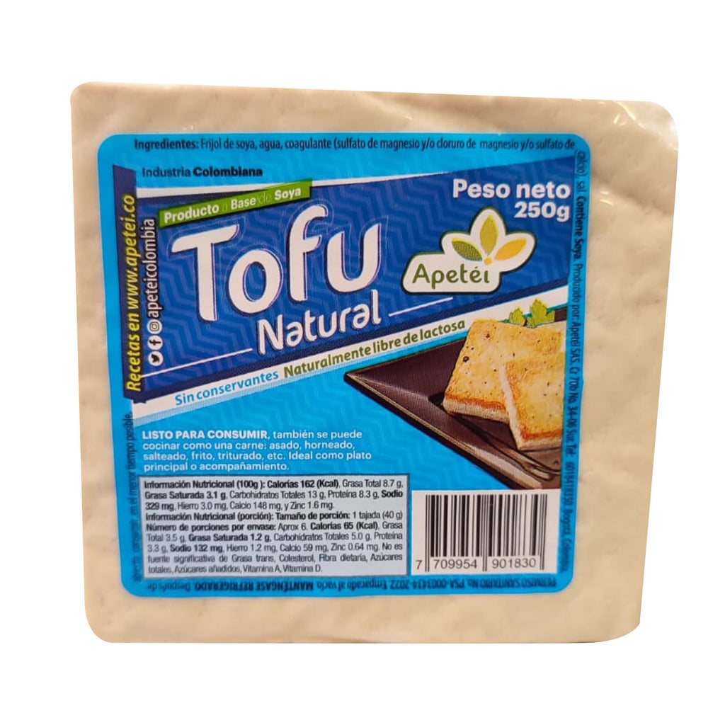 Tofu Natural 250gr (APETAI)