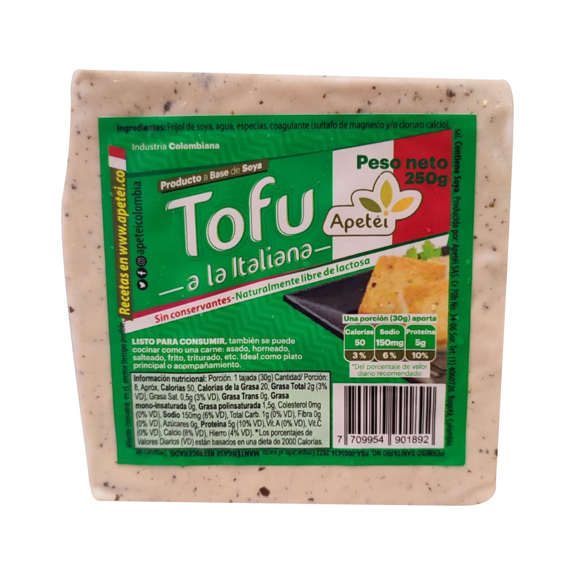 Tofu Italiana 250gr (APETAI)