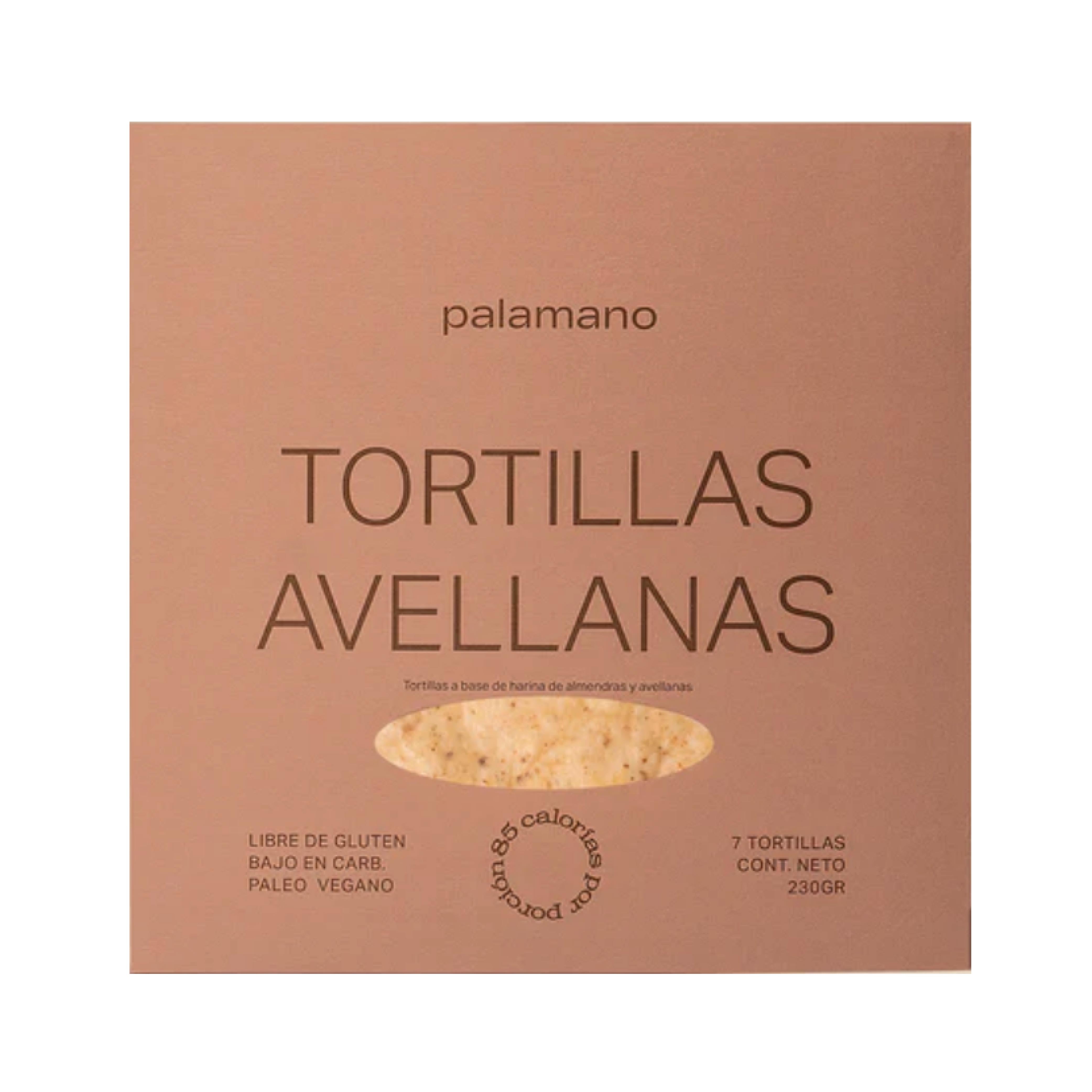 Tortillas Avellanas 230 gr (PALAMANO)