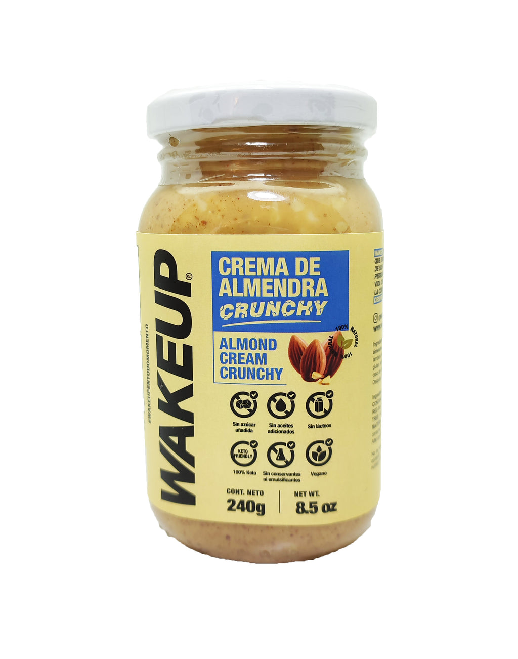 Crema de Almendra Crunchy 240gr