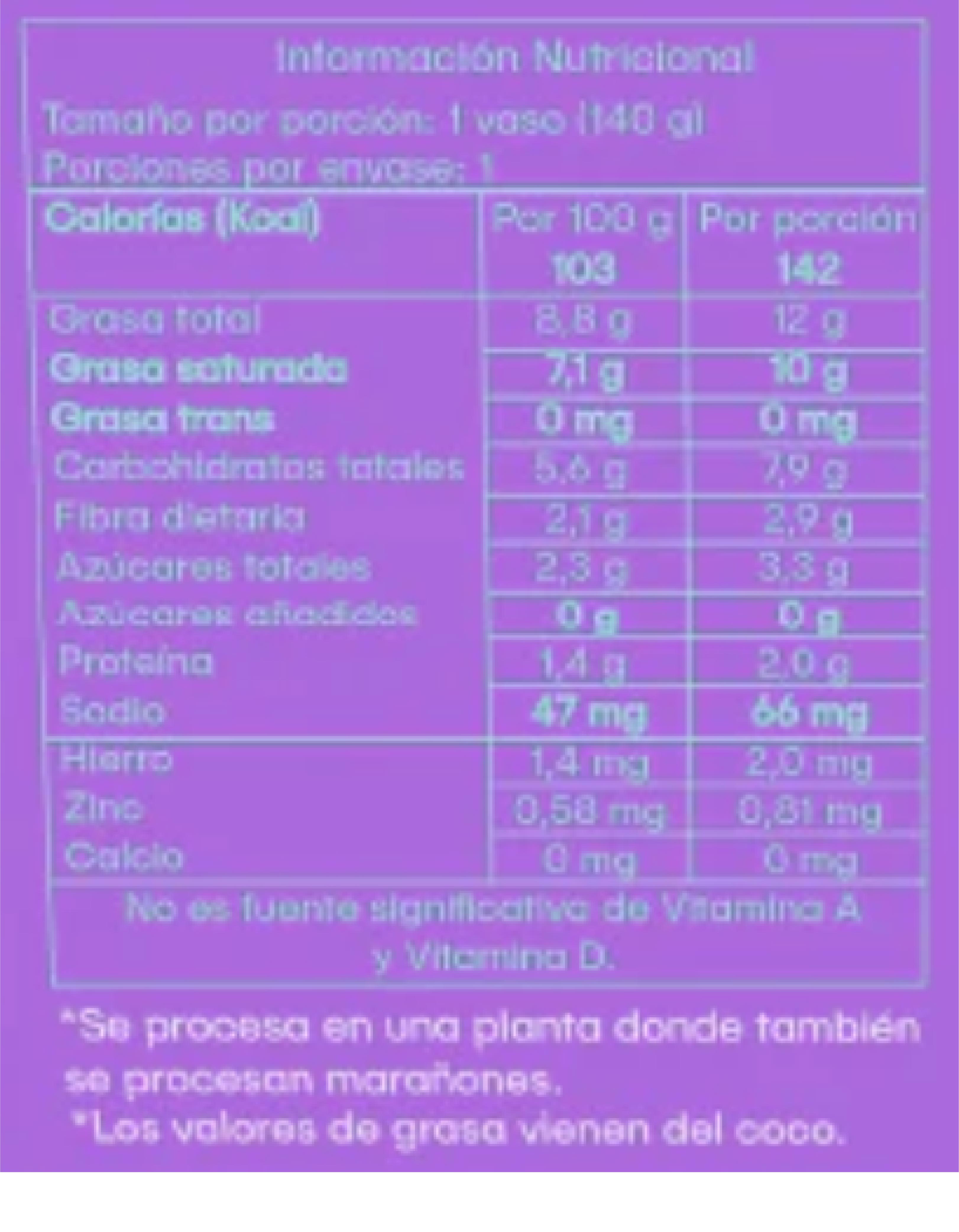 Yogurt 140gr (YOCOCO) Arándanos