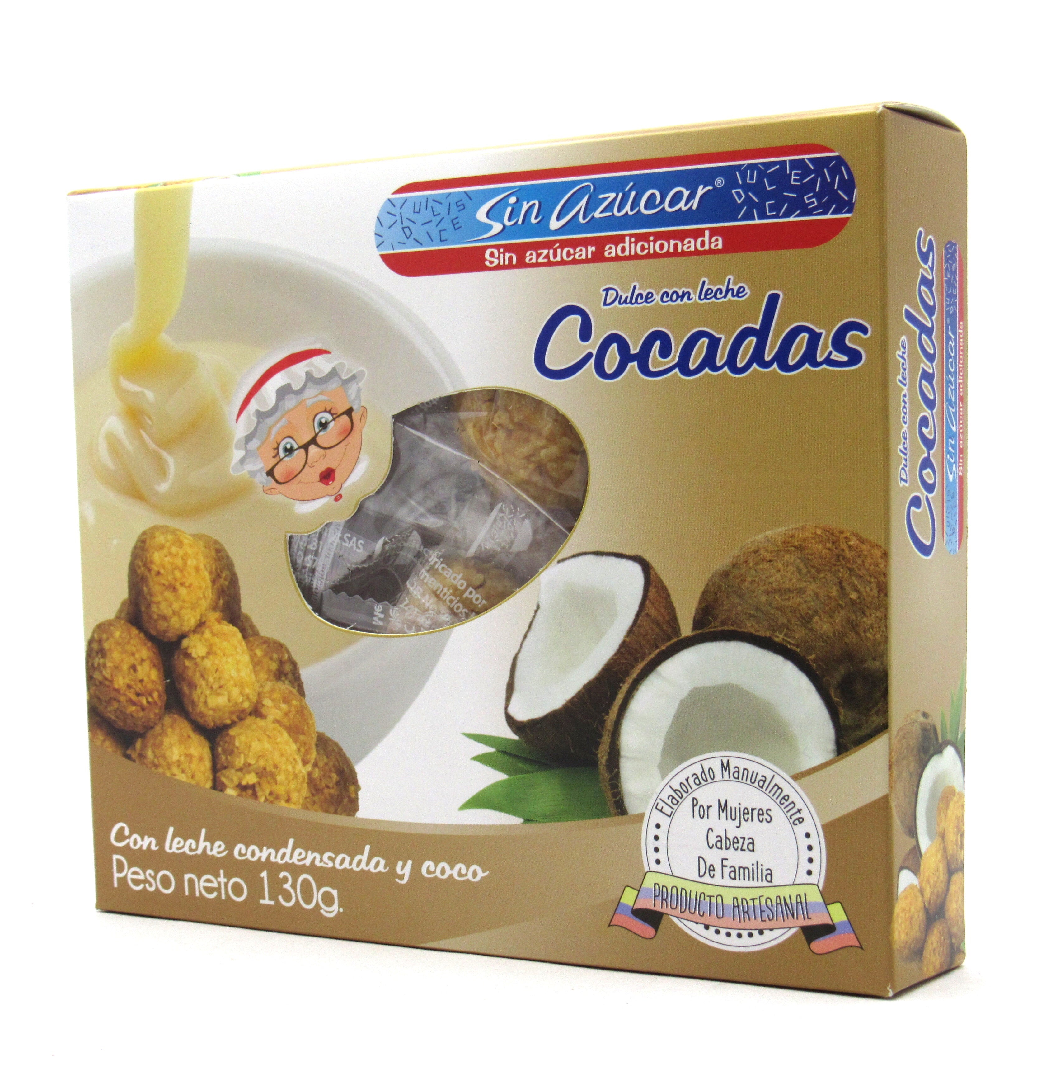 Cocadas 130gr (SIN AZUCAR)