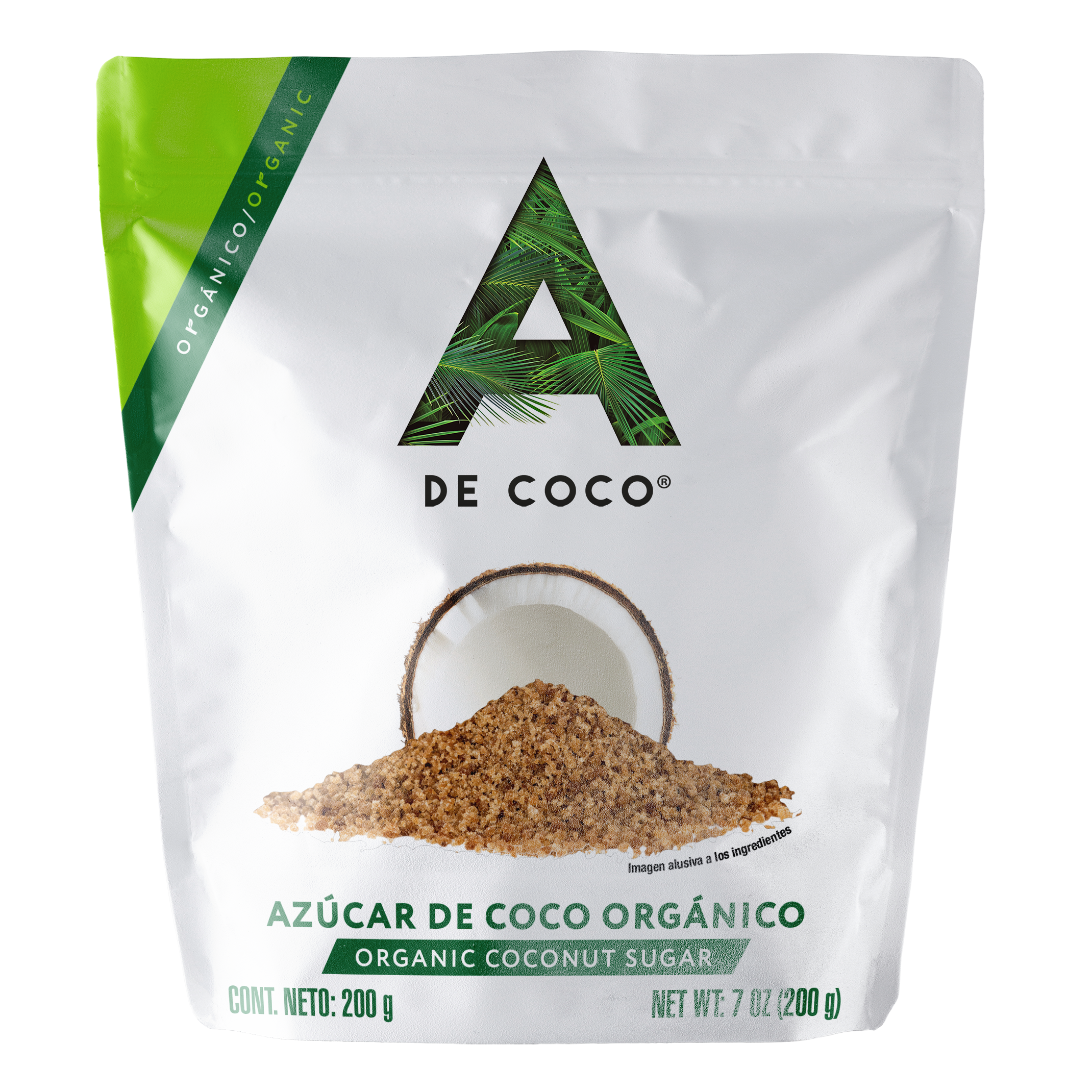 Azúcar de Coco Organico 200gr (A DE COCO)