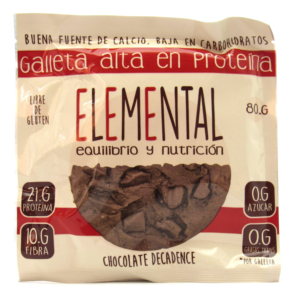 Galleta 80gr (ELEMENTAL) Chocolate Decadence