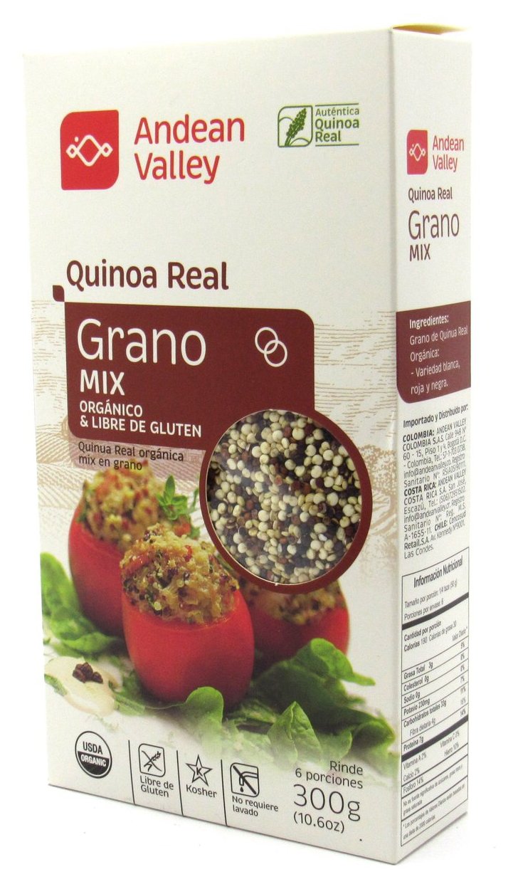 Grano de Quinua Real 300gr (ANDEAN VALLEY) Mix