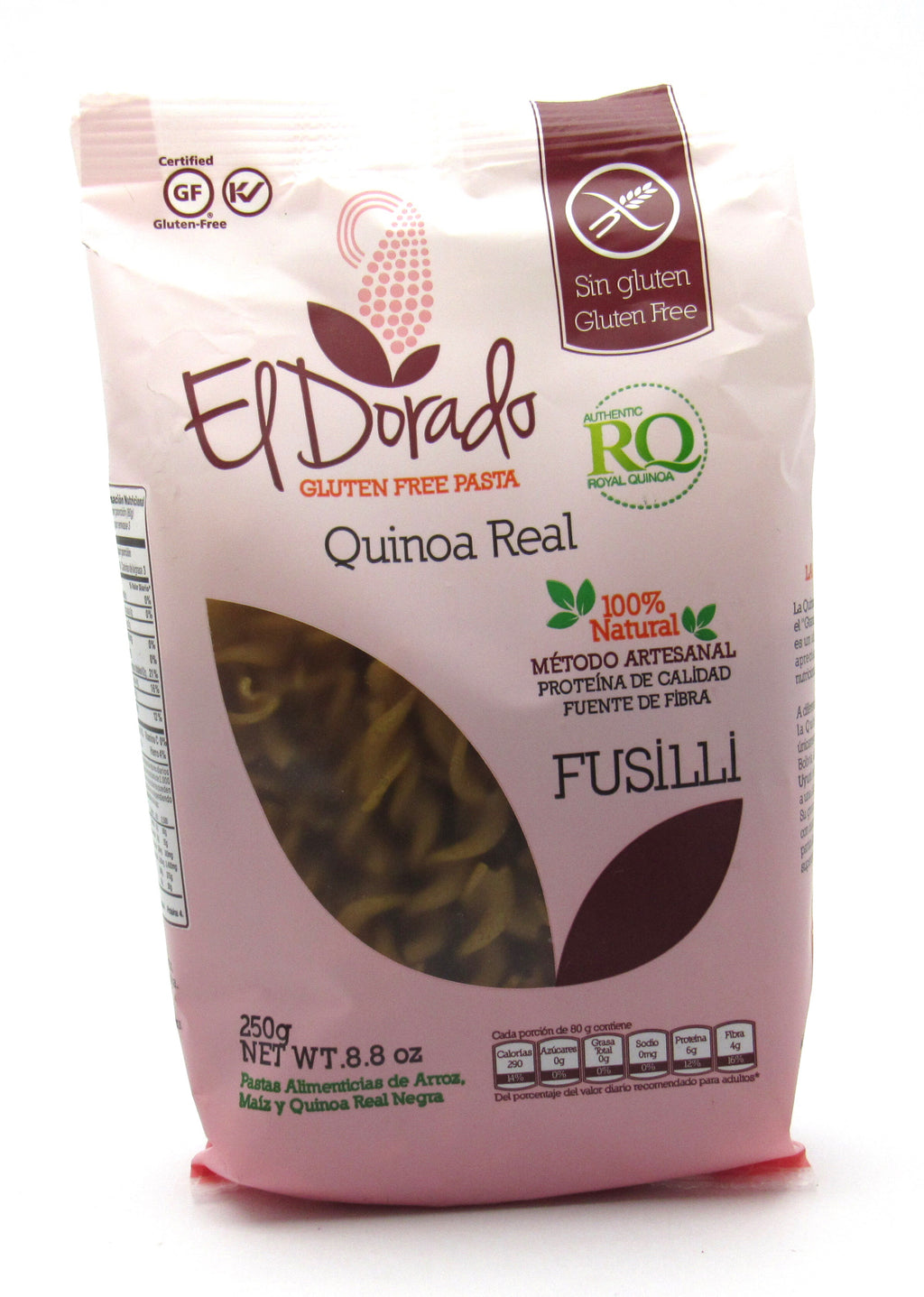 Fusilli 250gr (EL DORADO) Quinoa