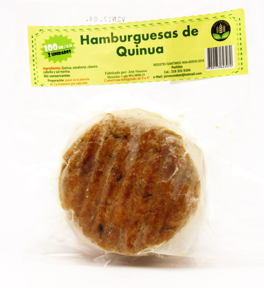 Hamburguesa 200gr (GLUTEN FREEE) Quinoa