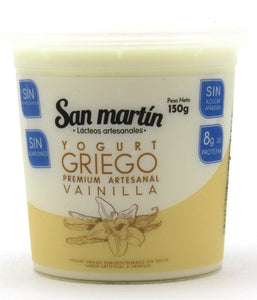 Yogurt Griego 150gr(SAN MARTÍN) Vainilla