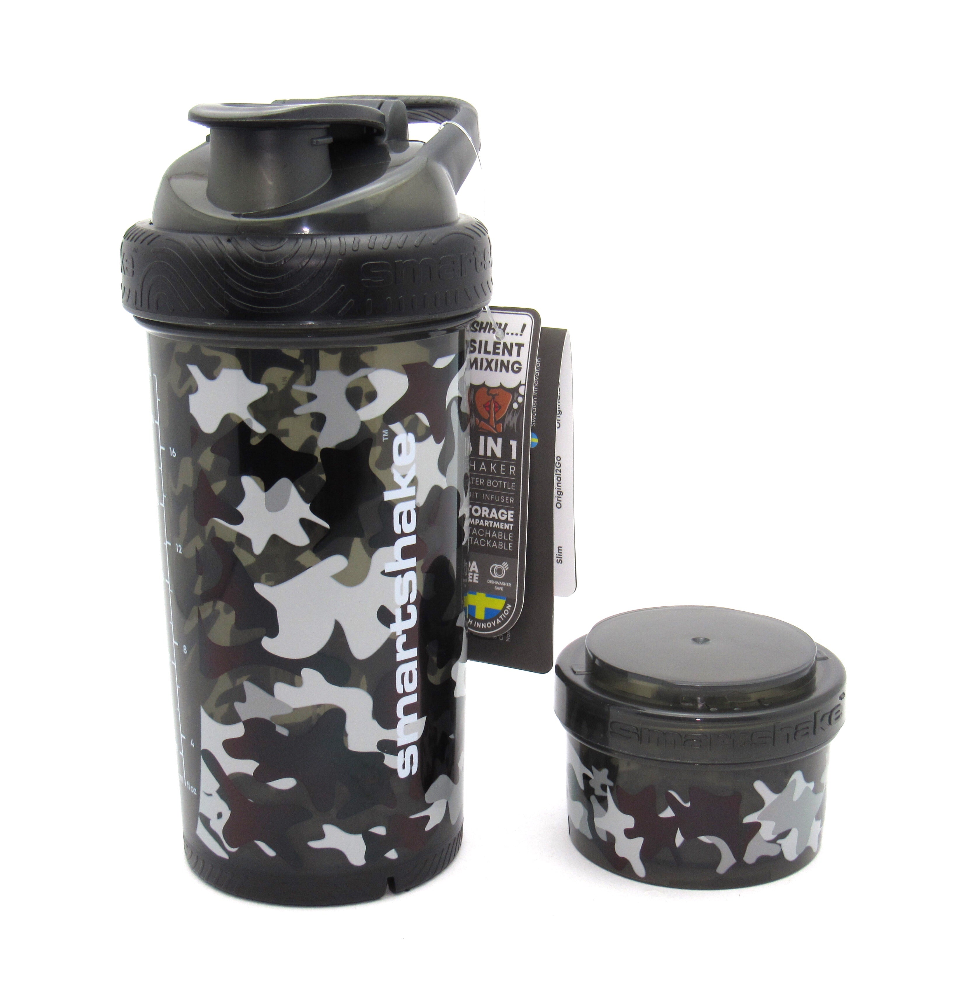 Shaker 750 ml (SMARTSHAKE) Camo Black