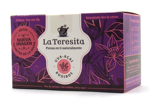 Mezcla para infusión 30gr (LA TERESITA) Acai, uva, rooibos