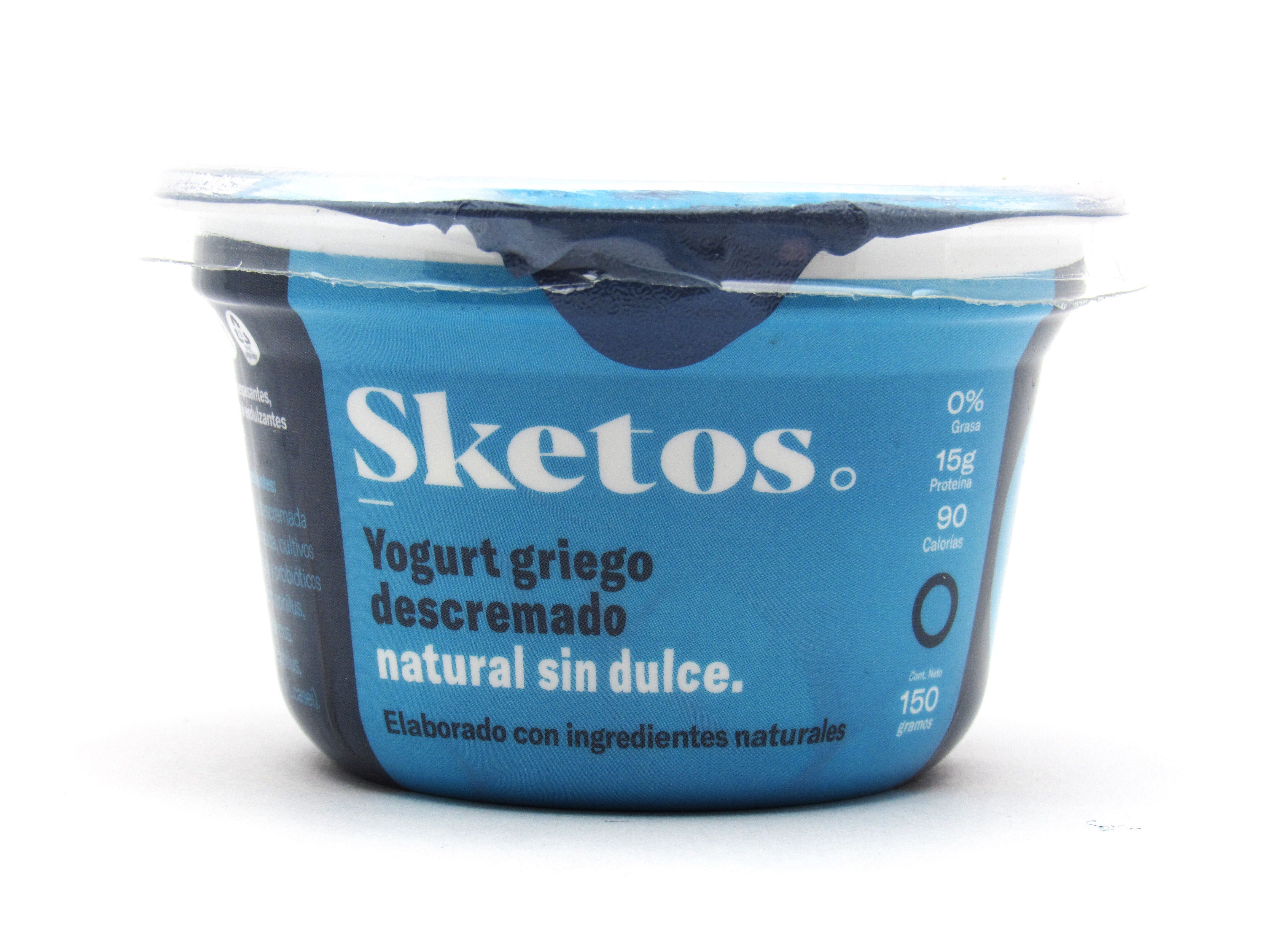 Yogurt griego 150gr (SKETOS) Natural sin dulce