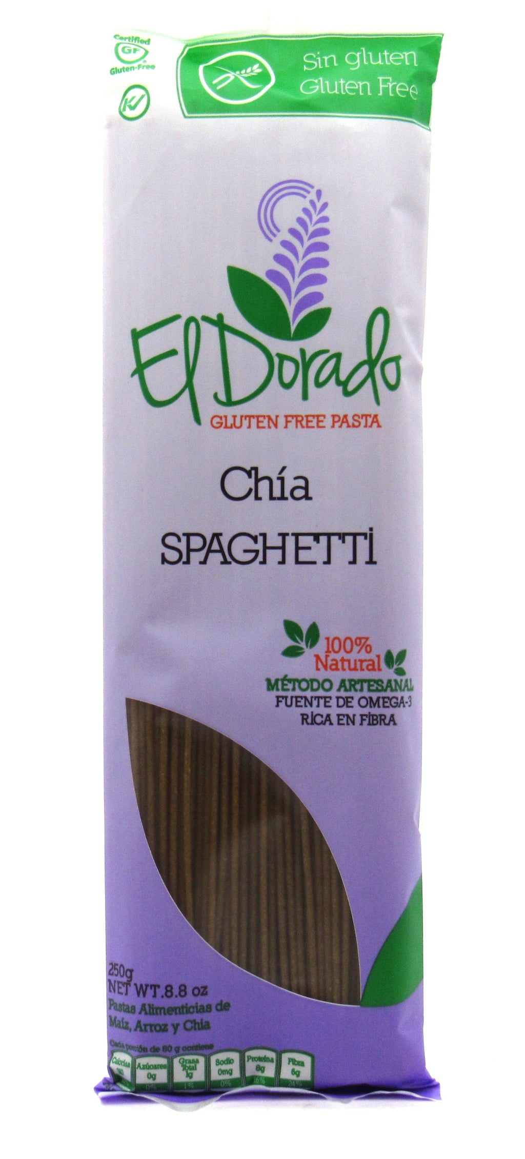 Spaghetti 250gr (EL DORADO) Chía