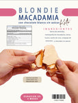 Blondie macadamia blanco (BITES) 70 gr