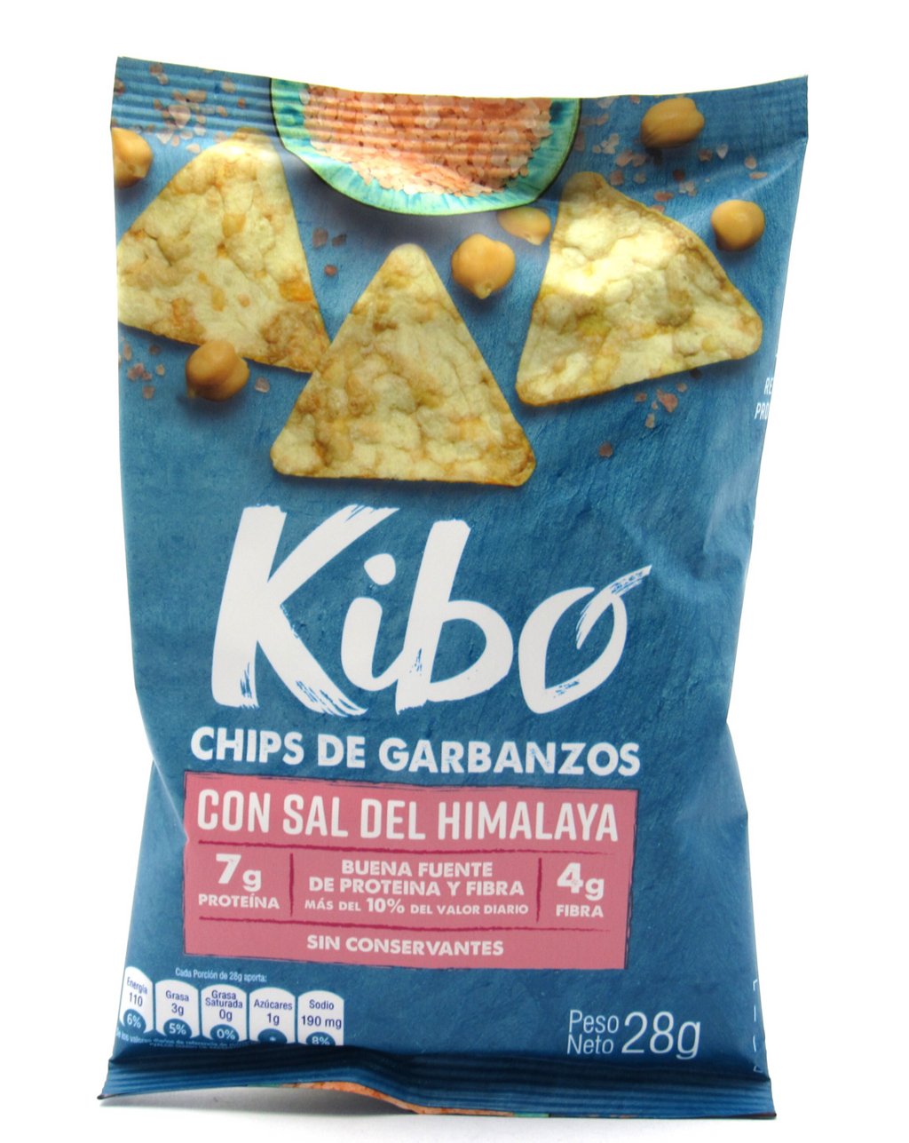 Chips De Garbanzos 28gr (KIBO) Sal Del Himalaya