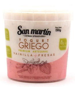 Yogurt Griego 150gr(SAN MARTÍN) Fresa