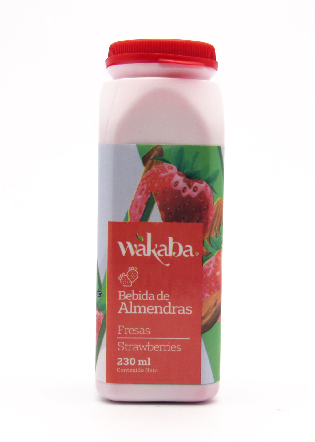 Yogurt Almendra 230ml (WAKABA) Fresa