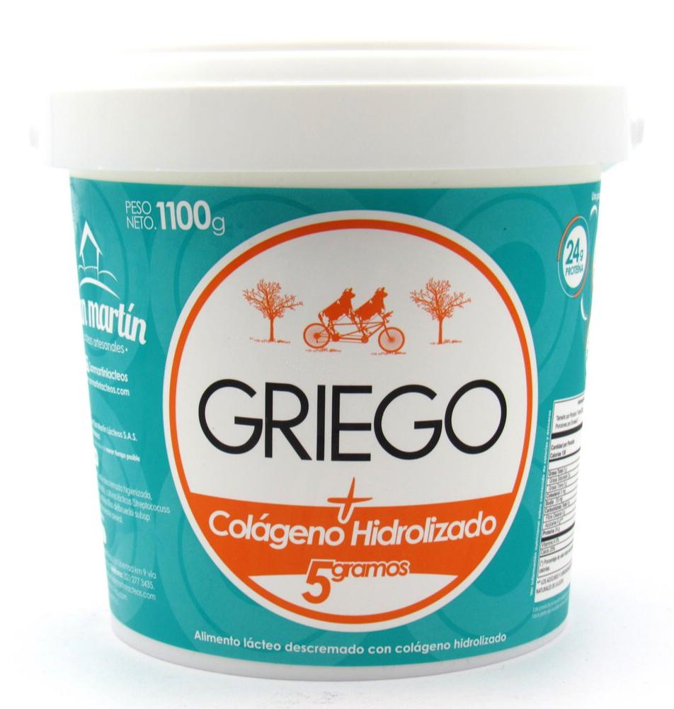Yogurt Griego + Colageno Hidrolizado 1100gr(SAN MARTÍN)