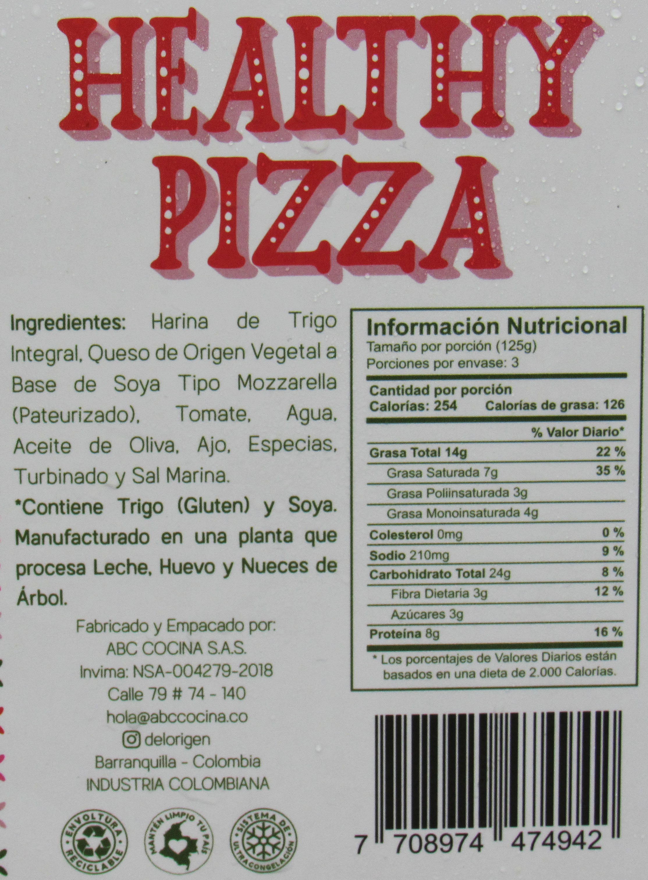Healthy Pizza 3und (DEL ORIGEN)